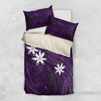 Tahiti Matarii Bedding Set Tahitian Spring Purple Galaxy LT05 US Twin 172cm x 218cm Purple - Polynesian Pride