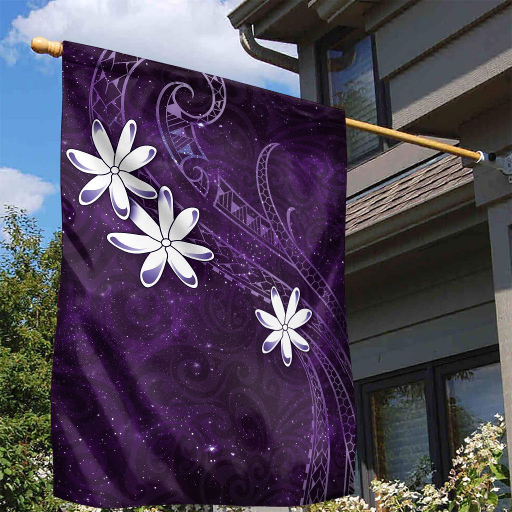 Tahiti Matarii Garden Flag Tahitian Spring Purple Galaxy LT05 - Polynesian Pride