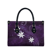 Tahiti Matarii Leather Bag Tahitian Spring Purple Galaxy LT05 - Polynesian Pride