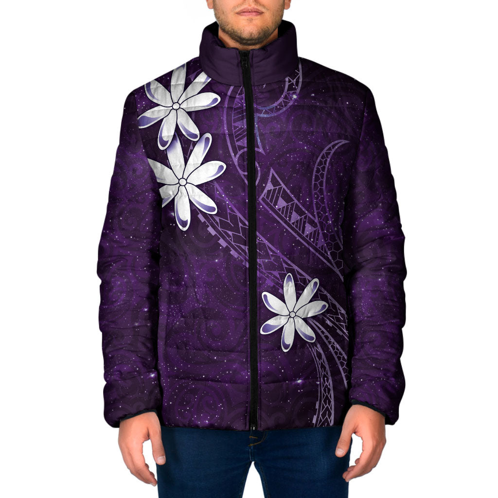 Tahiti Matarii Padded Jacket Tahitian Spring Purple Galaxy LT05 Men Purple - Polynesian Pride
