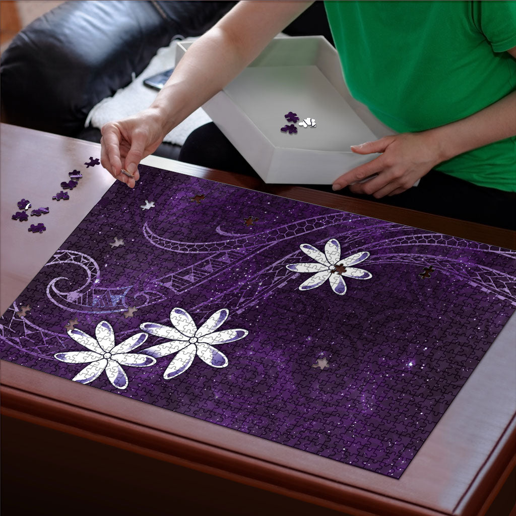 Tahiti Matarii Puzzle Tahitian Spring Purple Galaxy LT05 - Polynesian Pride