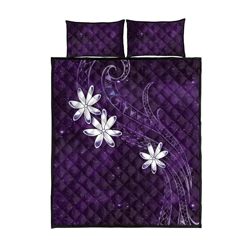 Tahiti Matarii Quilt Bed Set Tahitian Spring Purple Galaxy LT05 - Polynesian Pride