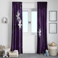 Tahiti Matarii Window Curtain Tahitian Spring Purple Galaxy LT05 - Polynesian Pride