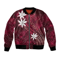Tahiti Matarii Bomber Jacket Tahitian Spring Red Galaxy LT05 Unisex Red - Polynesian Pride