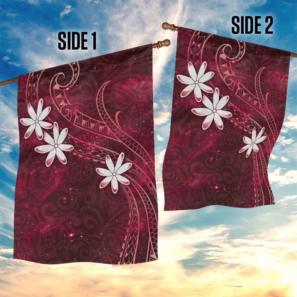 Tahiti Matarii Garden Flag Tahitian Spring Red Galaxy LT05 - Polynesian Pride