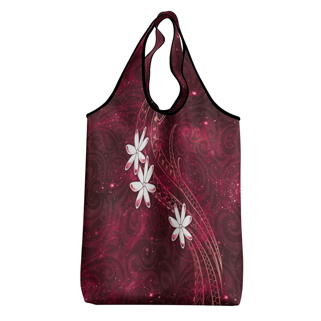 Tahiti Matarii Grocery Bag Tahitian Spring Red Galaxy LT05 - Polynesian Pride