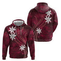 Tahiti Matarii Hoodie Tahitian Spring Red Galaxy LT05 - Polynesian Pride