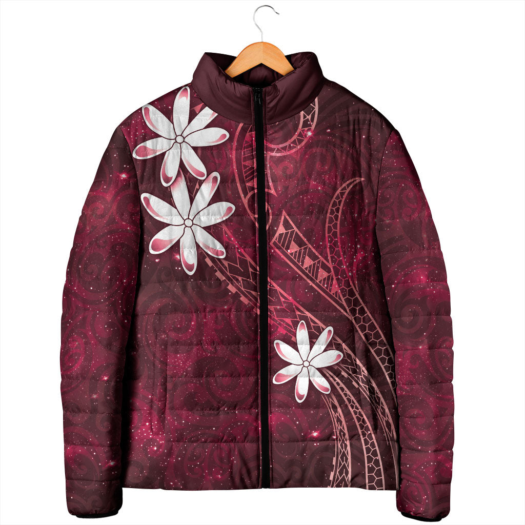 Tahiti Matarii Padded Jacket Tahitian Spring Red Galaxy LT05 - Polynesian Pride