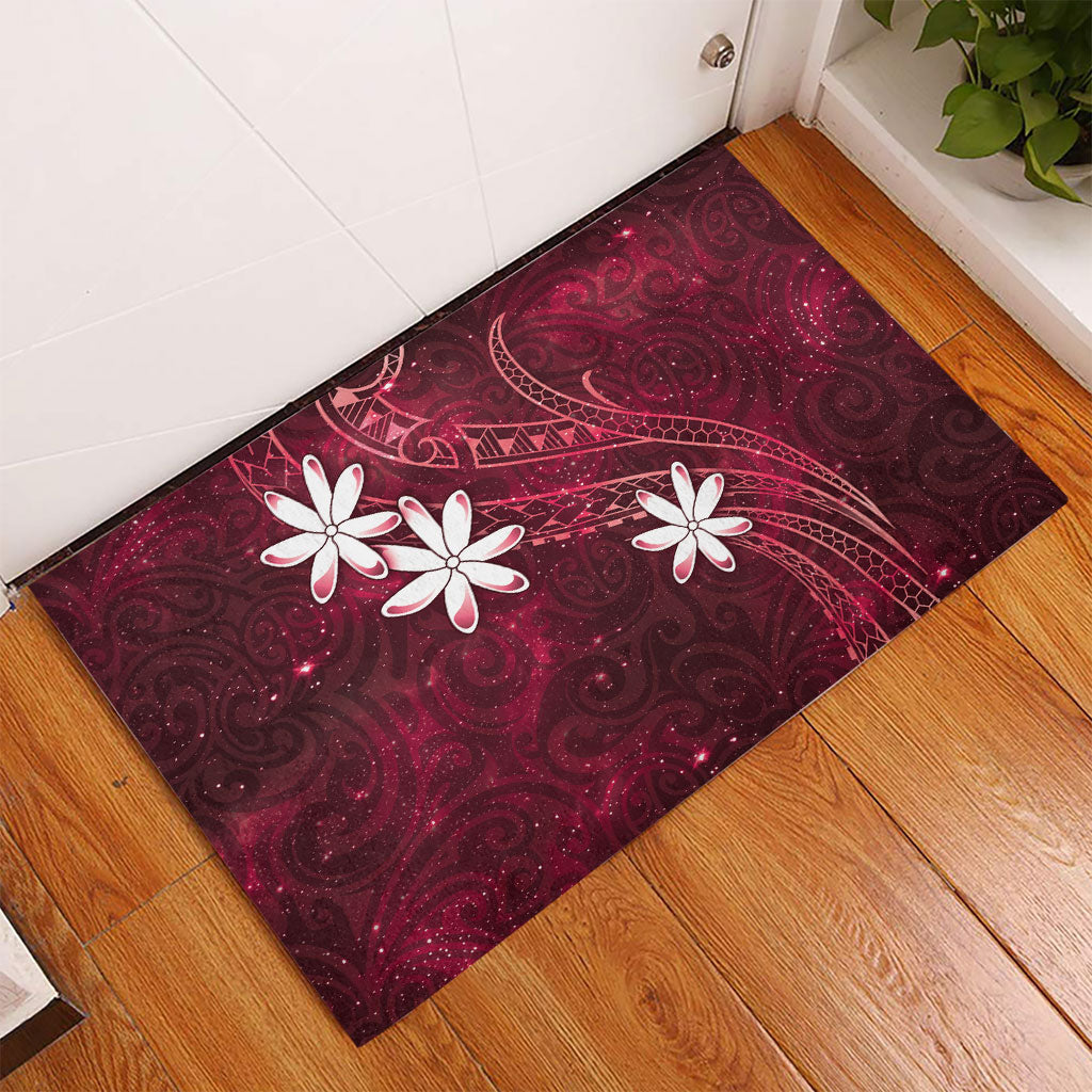 Tahiti Matarii Rubber Doormat Tahitian Spring Red Galaxy LT05 - Polynesian Pride