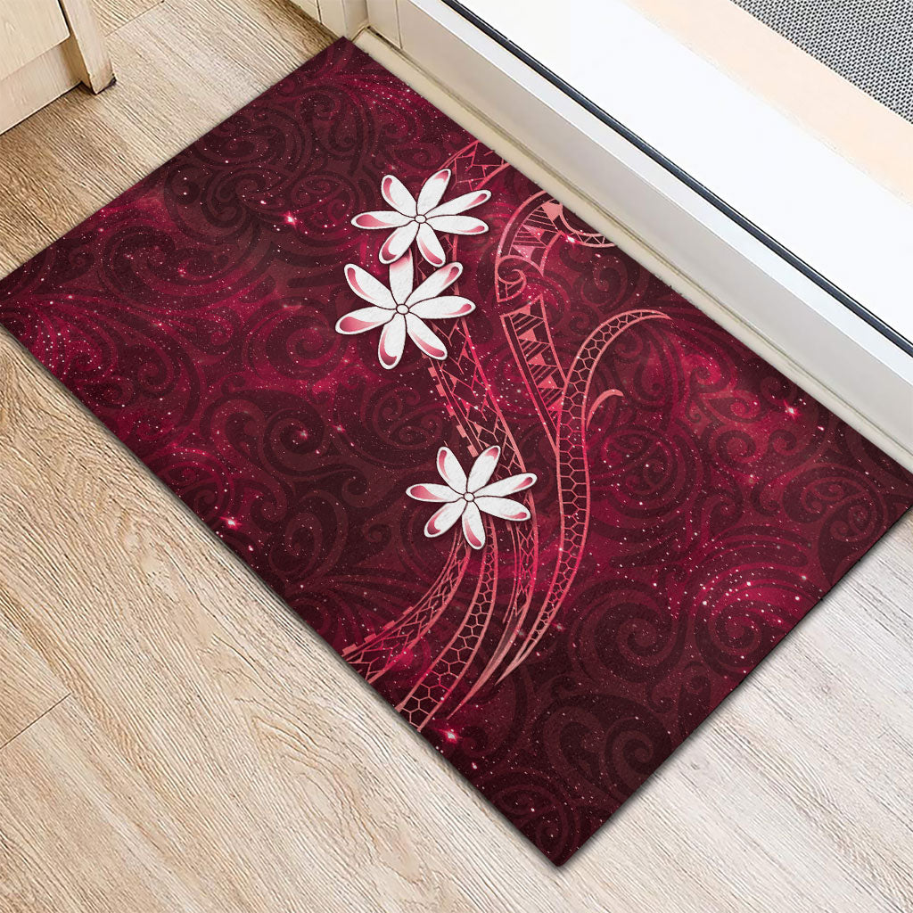 Tahiti Matarii Rubber Doormat Tahitian Spring Red Galaxy LT05 - Polynesian Pride