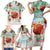 Hawaii Thanksgiving Family Matching Short Sleeve Bodycon Dress and Hawaiian Shirt Funny Turkey Dabbing Dance LT05 - Polynesian Pride