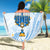 Polynesia Hanukkah Festival Beach Blanket With Menorah Polynesian Style LT05 - Polynesian Pride