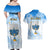 Polynesia Hanukkah Festival Couples Matching Off Shoulder Maxi Dress and Hawaiian Shirt With Menorah Polynesian Style LT05 - Polynesian Pride