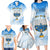 Polynesia Hanukkah Festival Family Matching Long Sleeve Bodycon Dress and Hawaiian Shirt With Menorah Polynesian Style LT05 - Polynesian Pride