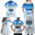 Polynesia Hanukkah Festival Family Matching Off Shoulder Maxi Dress and Hawaiian Shirt With Menorah Polynesian Style LT05 - Polynesian Pride