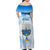 Polynesia Hanukkah Festival Family Matching Off Shoulder Maxi Dress and Hawaiian Shirt With Menorah Polynesian Style LT05 - Polynesian Pride