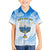 Polynesia Hanukkah Festival Family Matching Off Shoulder Maxi Dress and Hawaiian Shirt With Menorah Polynesian Style LT05 Son's Shirt Blue - Polynesian Pride