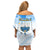 Polynesia Hanukkah Festival Family Matching Off Shoulder Short Dress and Hawaiian Shirt With Menorah Polynesian Style LT05 - Polynesian Pride