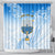 Polynesia Hanukkah Festival Shower Curtain With Menorah Polynesian Style LT05 - Polynesian Pride