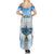 Polynesia Hanukkah Festival Summer Maxi Dress With Menorah Polynesian Style LT05 - Polynesian Pride