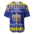 Personalised Polynesia Christmukkah Baseball Jersey Menorah With Polynesian Tribal Pattern LT05 Blue - Polynesian Pride