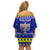 Personalised Polynesia Christmukkah Family Matching Off Shoulder Short Dress and Hawaiian Shirt Menorah With Polynesian Tribal Pattern LT05 - Polynesian Pride