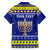 Personalised Polynesia Christmukkah Family Matching Short Sleeve Bodycon Dress and Hawaiian Shirt Menorah With Polynesian Tribal Pattern LT05 - Polynesian Pride