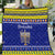 Polynesia Christmukkah Quilt Menorah With Polynesian Tribal Pattern LT05 Blue - Polynesian Pride