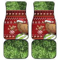 New Zealand Kiwi Christmas Car Mats Paua Shell Glitter Green LT05 - Polynesian Pride