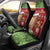 New Zealand Kiwi Christmas Car Seat Cover Paua Shell Glitter Green