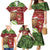 New Zealand Kiwi Christmas Family Matching Mermaid Dress and Hawaiian Shirt Paua Shell Glitter Green