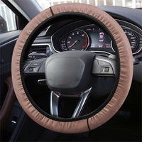Polynesia Steering Wheel Cover Brown Tribal Turtle Floral Pattern LT05 - Polynesian Pride