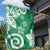 Polynesia Garden Flag Green Tribal Turtle Floral Pattern