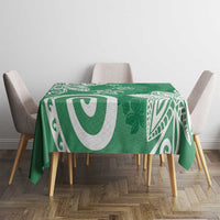 Polynesia Tablecloth Green Tribal Turtle Floral Pattern LT05 - Polynesian Pride