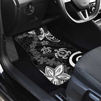 Polynesia Car Mats Black Tribal Turtle Floral Pattern LT05 - Polynesian Pride