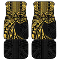Hawaii And Philippines Car Mats Kanaka Maoli With Tribal Sun Together Gold