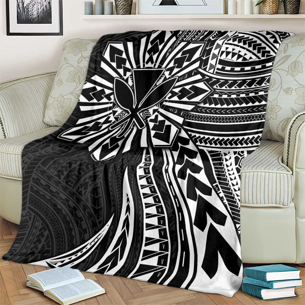 Hawaii And Philippines Blanket Kanaka Maoli With Tribal Sun Together Black