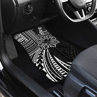 Hawaii And Philippines Car Mats Kanaka Maoli With Tribal Sun Together Black
