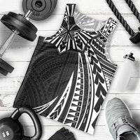 Hawaii And Philippines Men Tank Top Kanaka Maoli With Tribal Sun Together Black