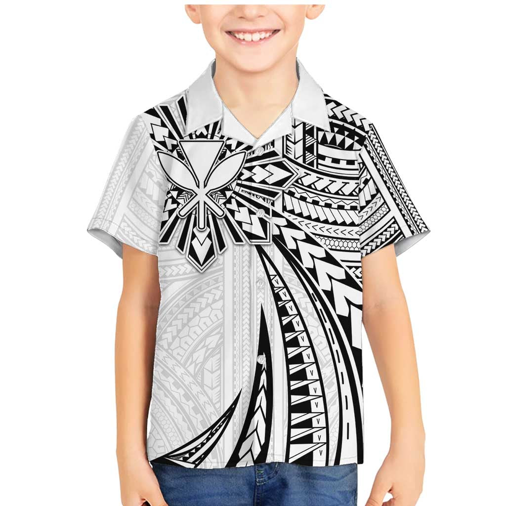 Hawaii And Philippines Family Matching Mermaid Dress and Hawaiian Shirt Kanaka Maoli With Tribal Sun Together White