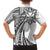 Hawaii And Philippines Family Matching Puletasi and Hawaiian Shirt Kanaka Maoli With Tribal Sun Together White