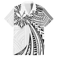 Hawaii And Philippines Family Matching Tank Maxi Dress and Hawaiian Shirt Kanaka Maoli With Tribal Sun Together White
