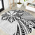 Hawaii And Philippines Round Carpet Kanaka Maoli With Tribal Sun Together White