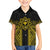 Hawaii And Philippines Together Family Matching Puletasi and Hawaiian Shirt Polynesian Pattern With Filipino Barong Gold