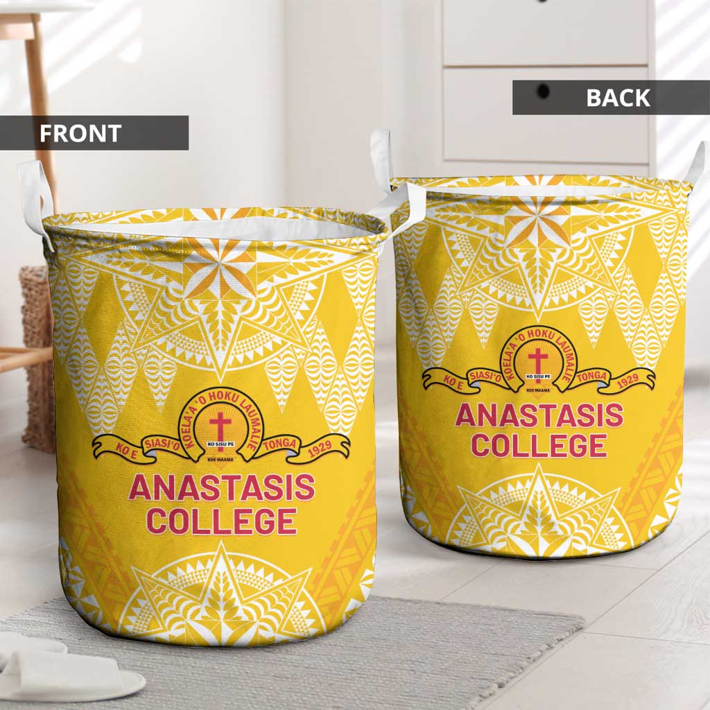Anastasis College Laundry Basket Tonga Ngatu Pattern LT05 - Polynesian Pride