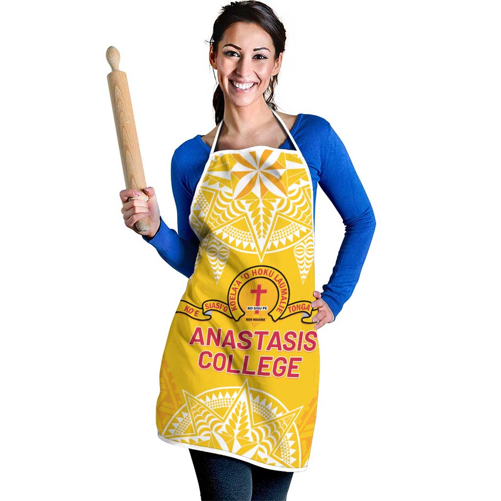Anastasis College Apron Tonga Ngatu Pattern - Polynesian Pride