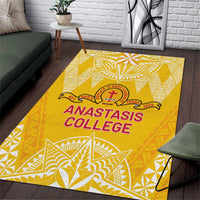 Anastasis College Area Rug Tonga Ngatu Pattern - Polynesian Pride