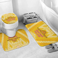 Anastasis College Bathroom Set Tonga Ngatu Pattern - Polynesian Pride