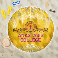 Anastasis College Beach Blanket Tonga Ngatu Pattern - Polynesian Pride