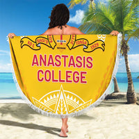 Anastasis College Beach Blanket Tonga Ngatu Pattern - Polynesian Pride